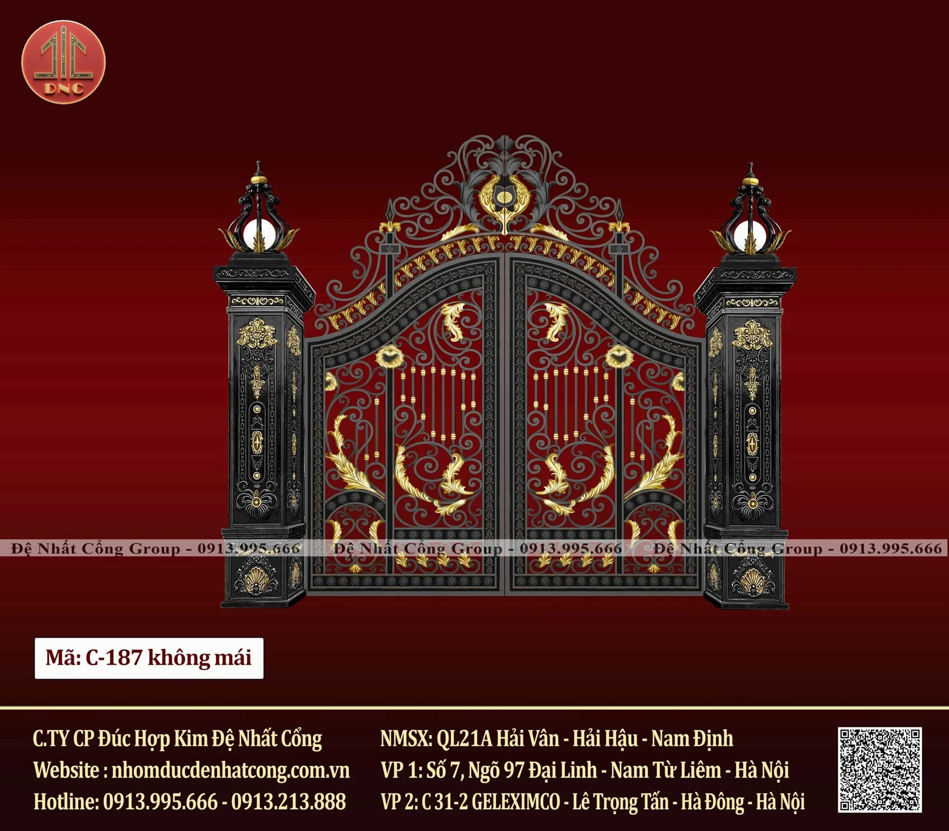 99+ Mẫu Cổng Nhà Nhôm Đúc Màu Đen Sang Trọng, Đẳng Cấp