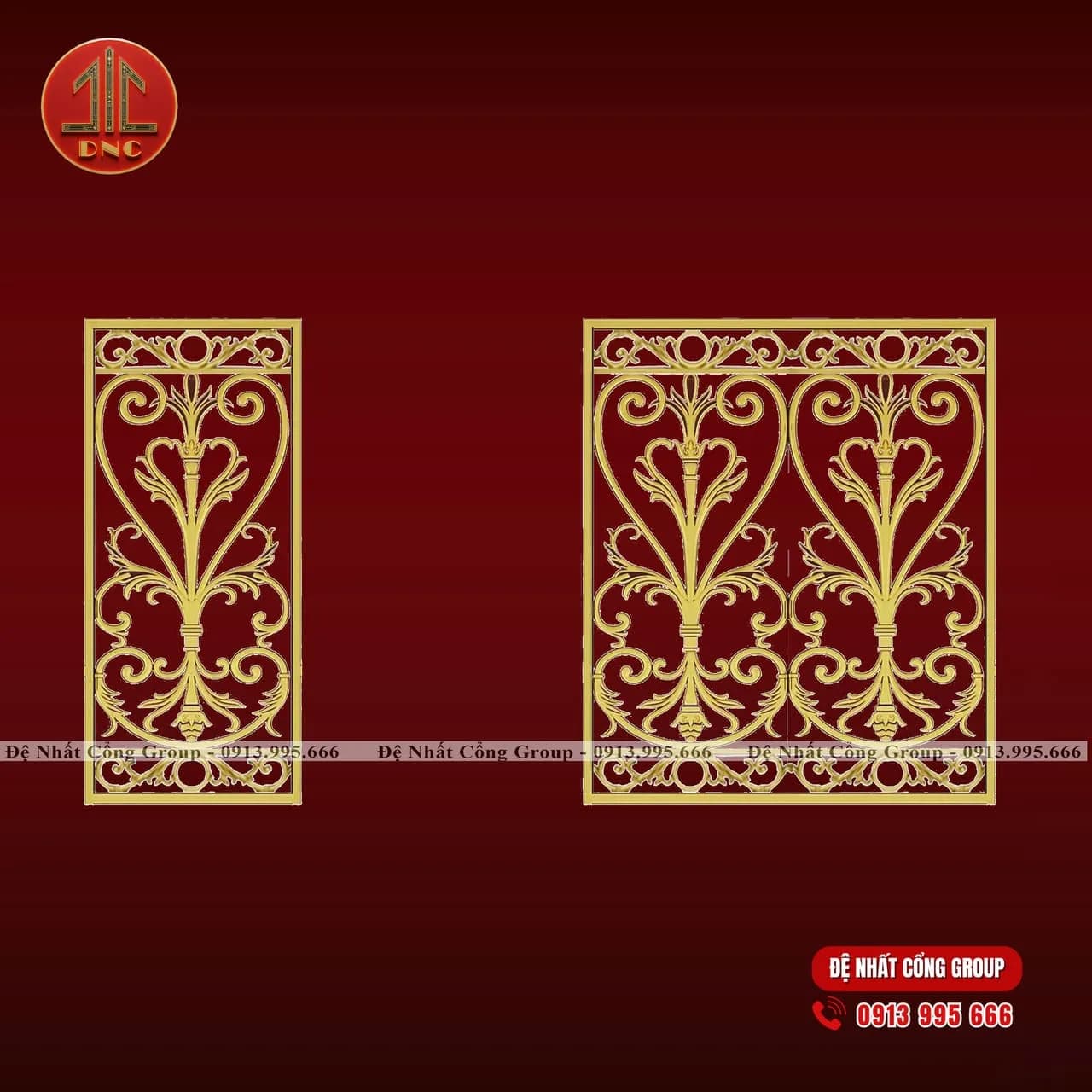 99+ Mẫu Bông Gió Nhôm Đúc Hoa Lá Tây