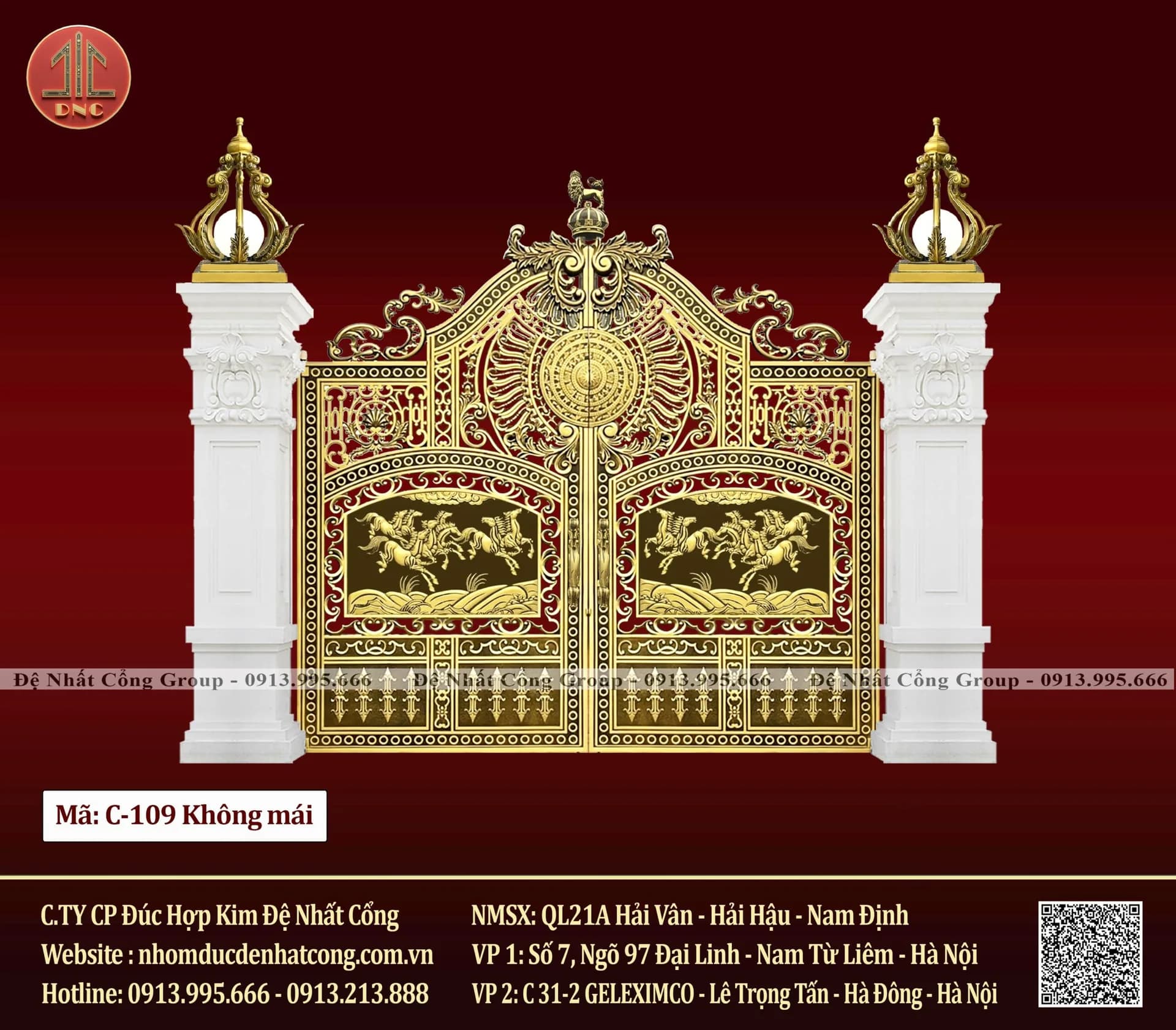 10+ Mẫu Cổng Nhôm Đúc Mã Đáo Thành Công Mới Nhất