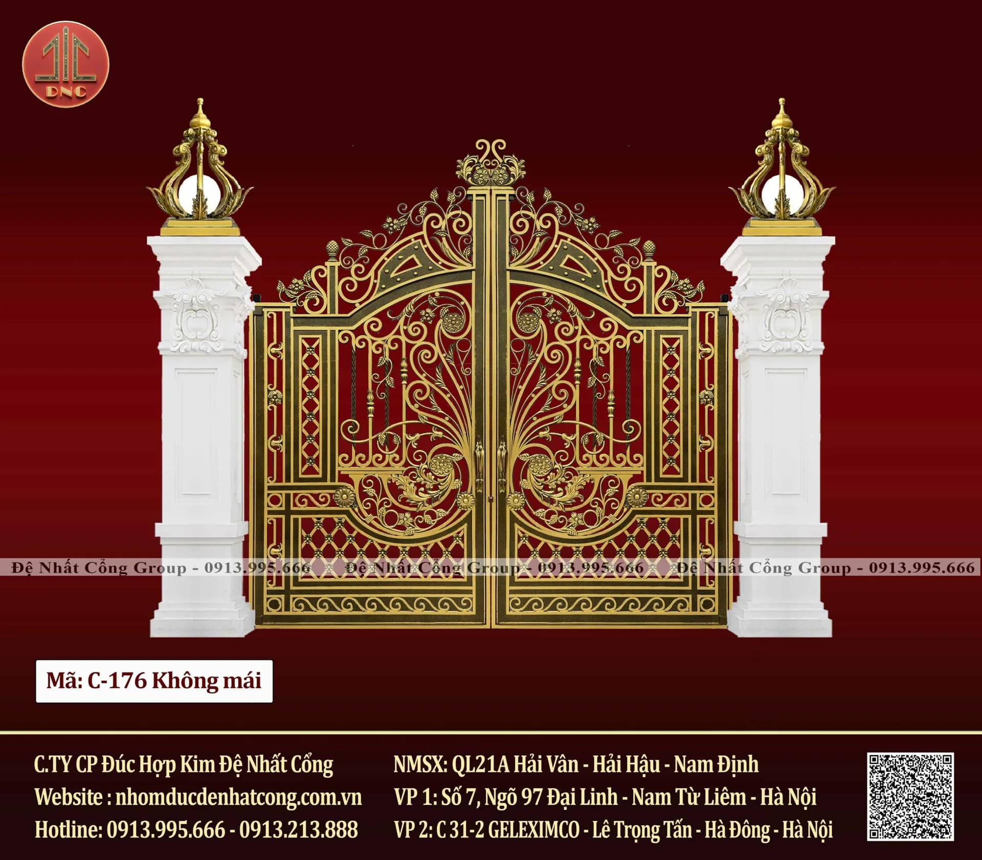 99+ Mẫu Cổng Nhôm Đúc Sang Trọng Cho Biệt Thự