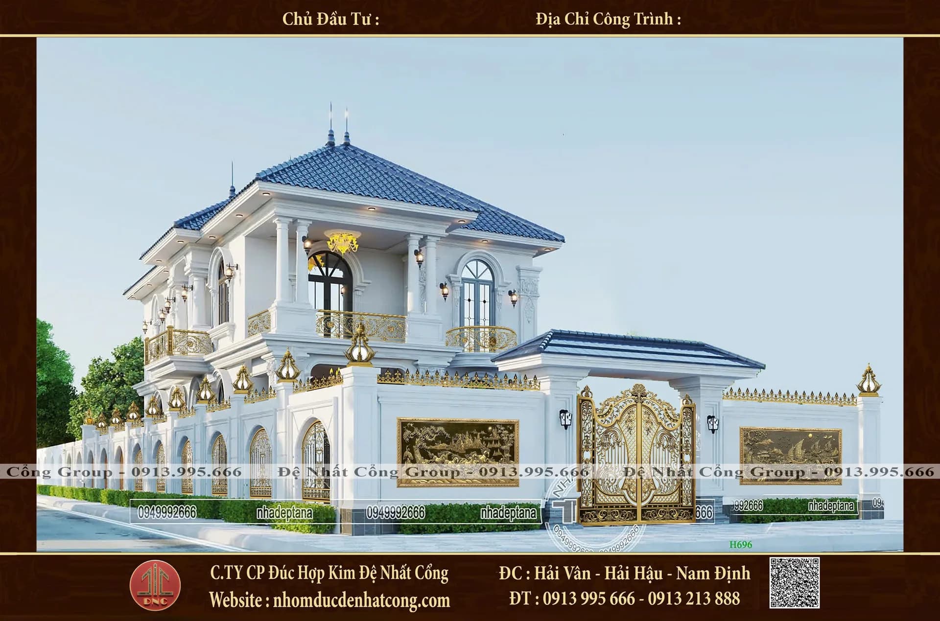 100+ Mẫu Cổng Nhôm Đúc Đẹp 2025