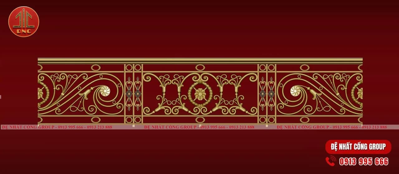 Mẫu Ban Công Nhôm Đúc Sang Trọng Cho Biệt Thự