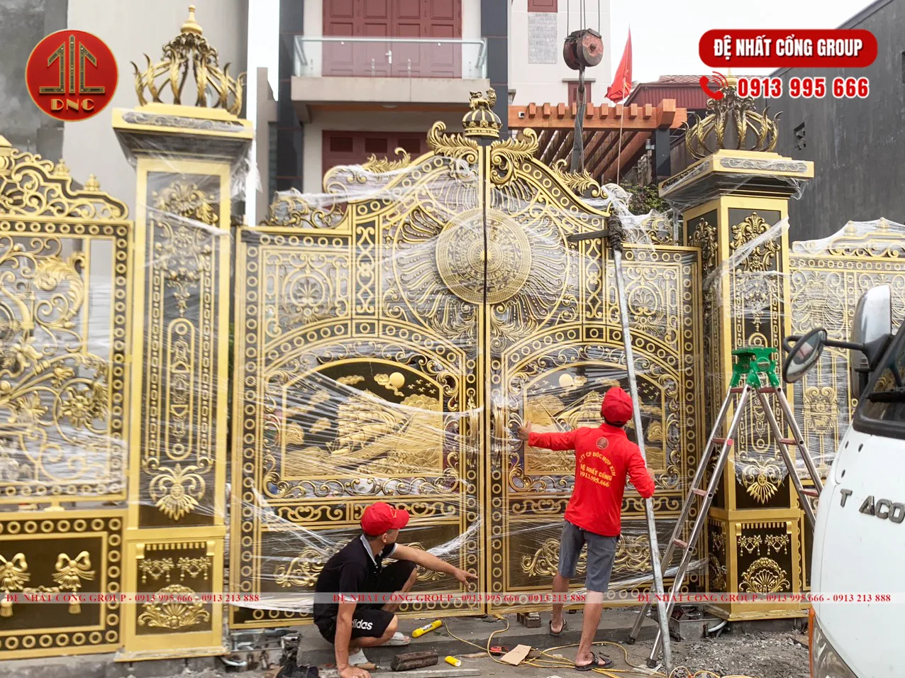 Cổng nhôm đúc thuận buồm xuôi gió 2025