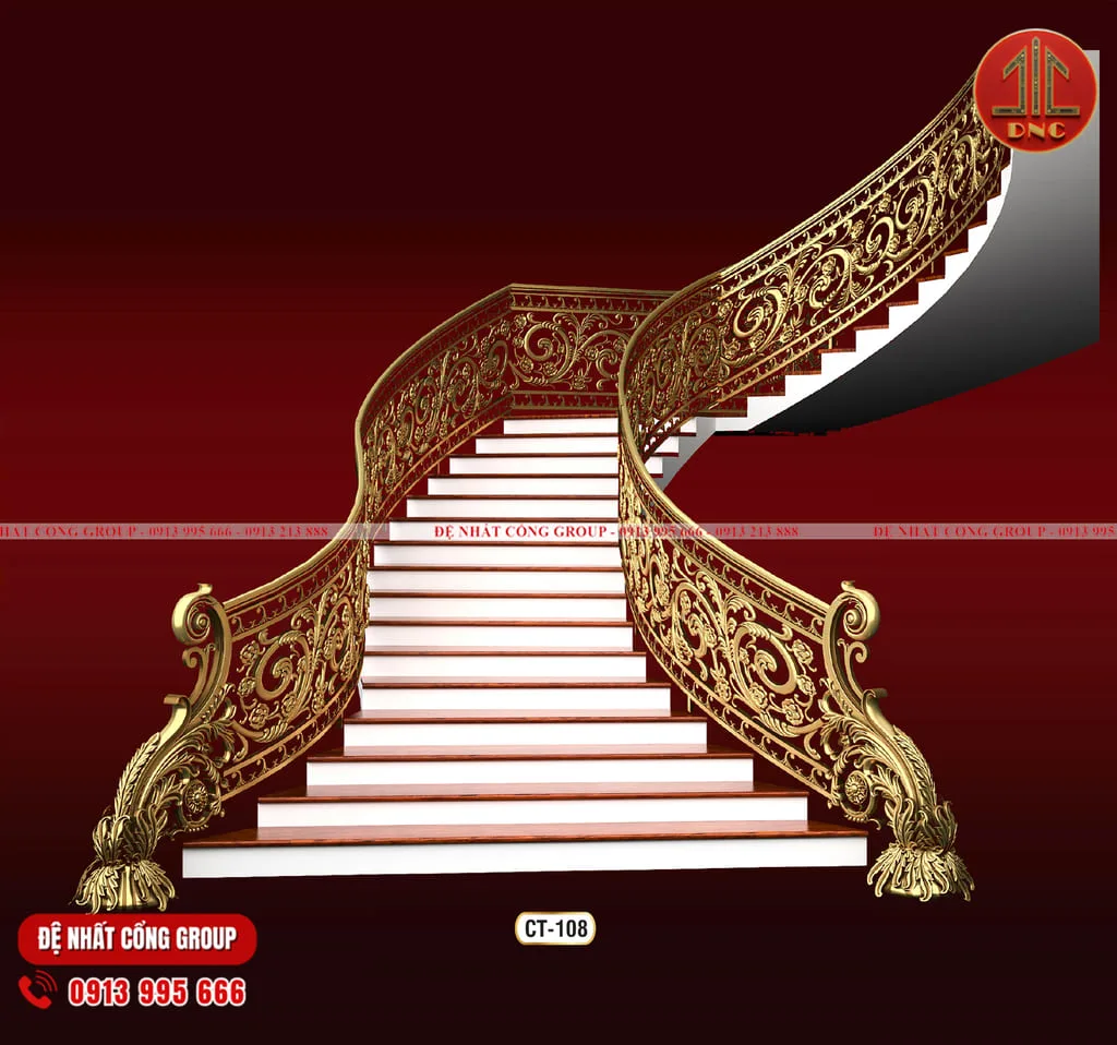 Cầu thang nhômđúc